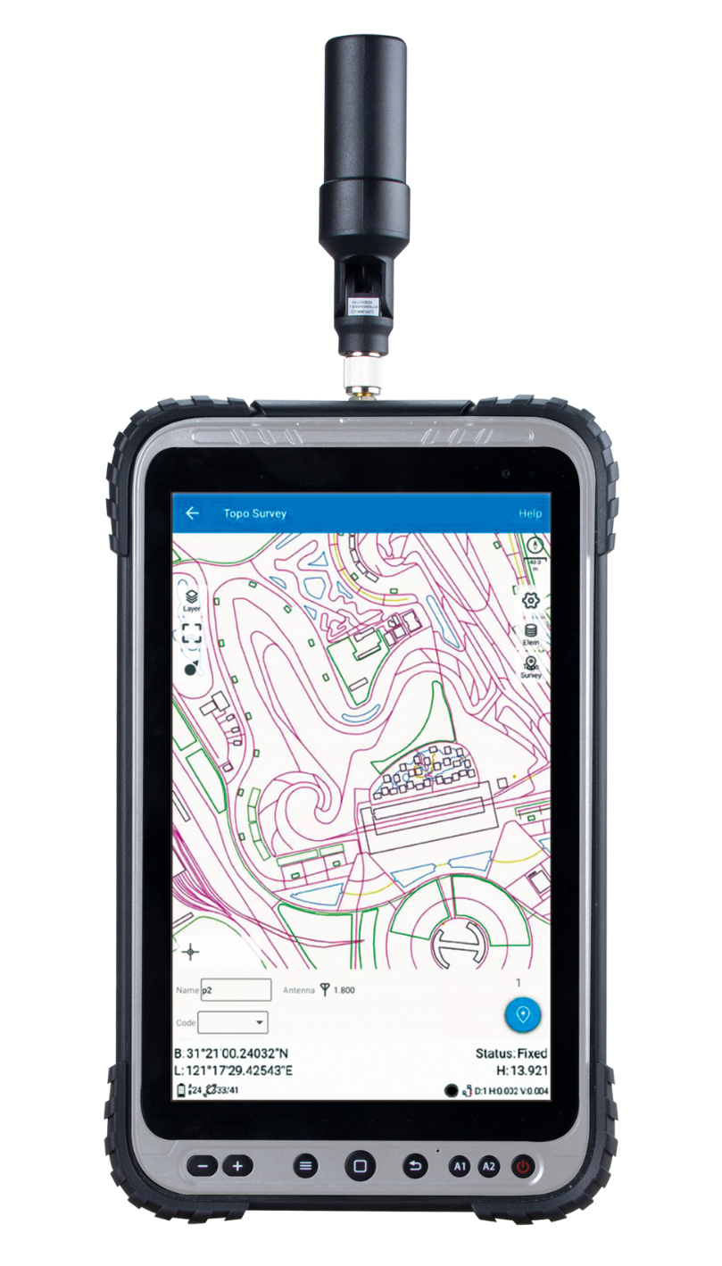 T8 Pro Tablet GNSS Da 8 Pollici: Rilevamento GIS Con Precisione Al Centimetro – Android 10 E Batteria 8000mAh