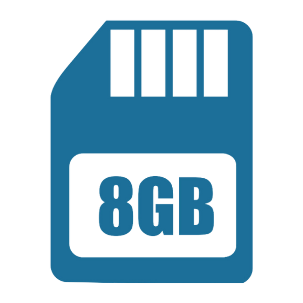 Gran Memoria de 8GB