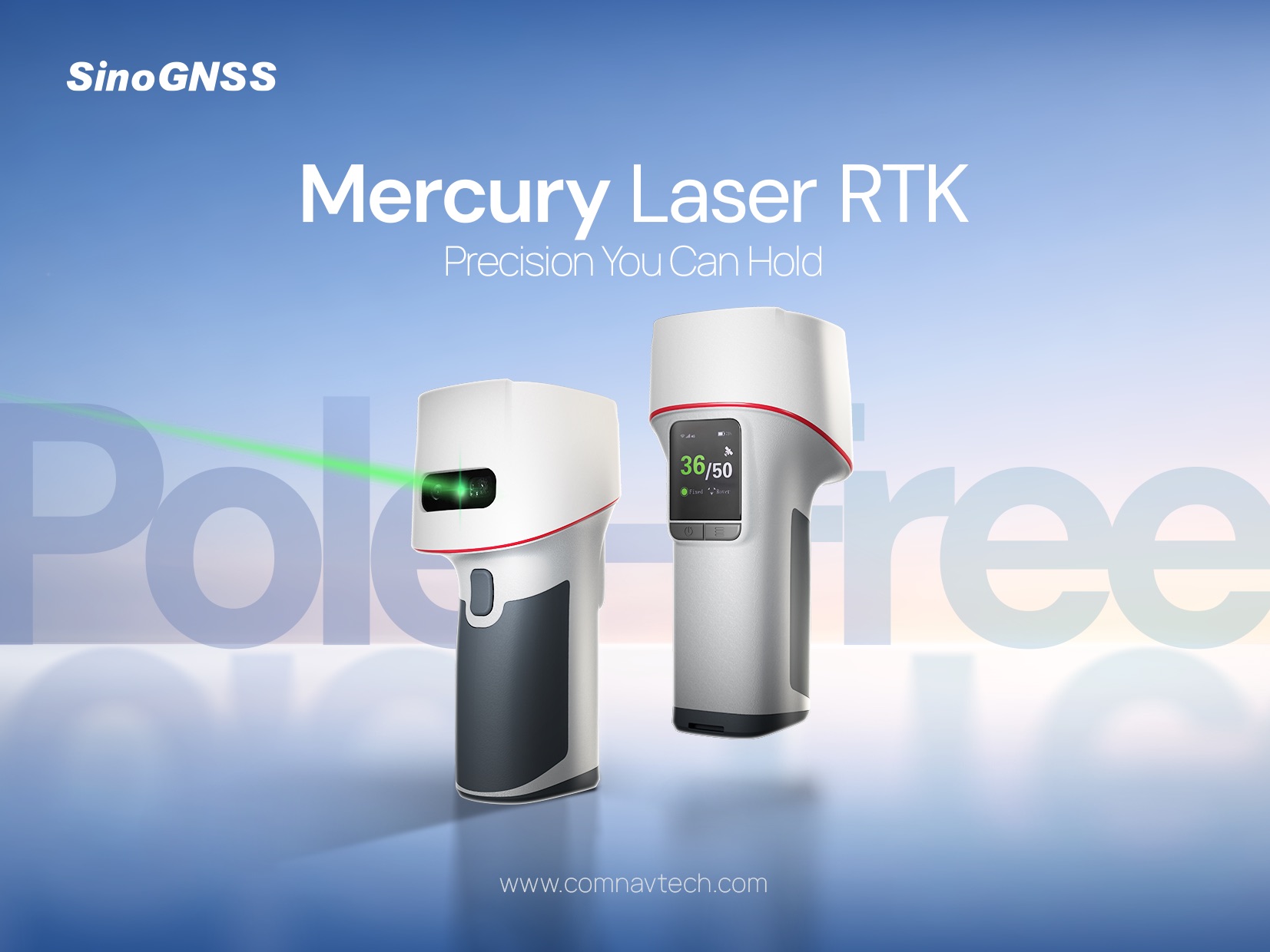 Lanzamiento del Mercury Laser RTK | Una nueva era en la medici&oacute;n sin bastones